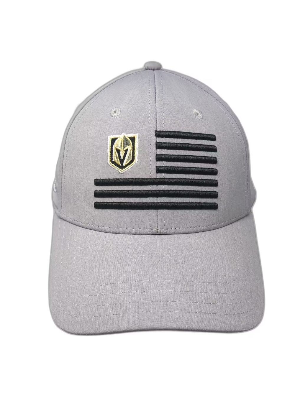 Levelwear Vegas Golden Knights NHL Gray Snapback One Size Hat Flag Design